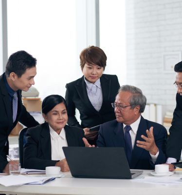 A group photo of the dedicated legal team at a Glendale employment law firm.