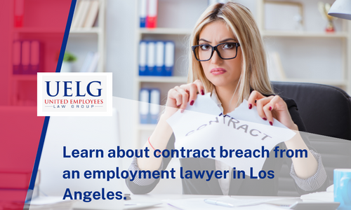 Unlock contract insights! Explore breach of employment contract with an Employment Lawyer in Los Angeles. Navigate California contract laws confidently