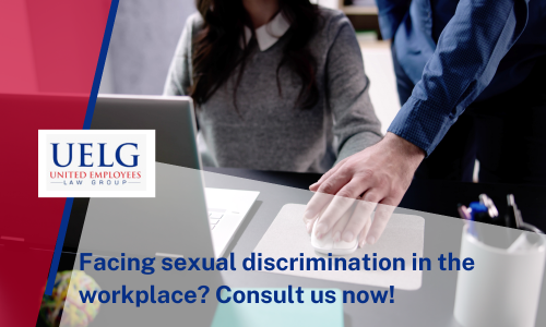 Facing sexual discrimination in the workplace Consult us now! | UELG